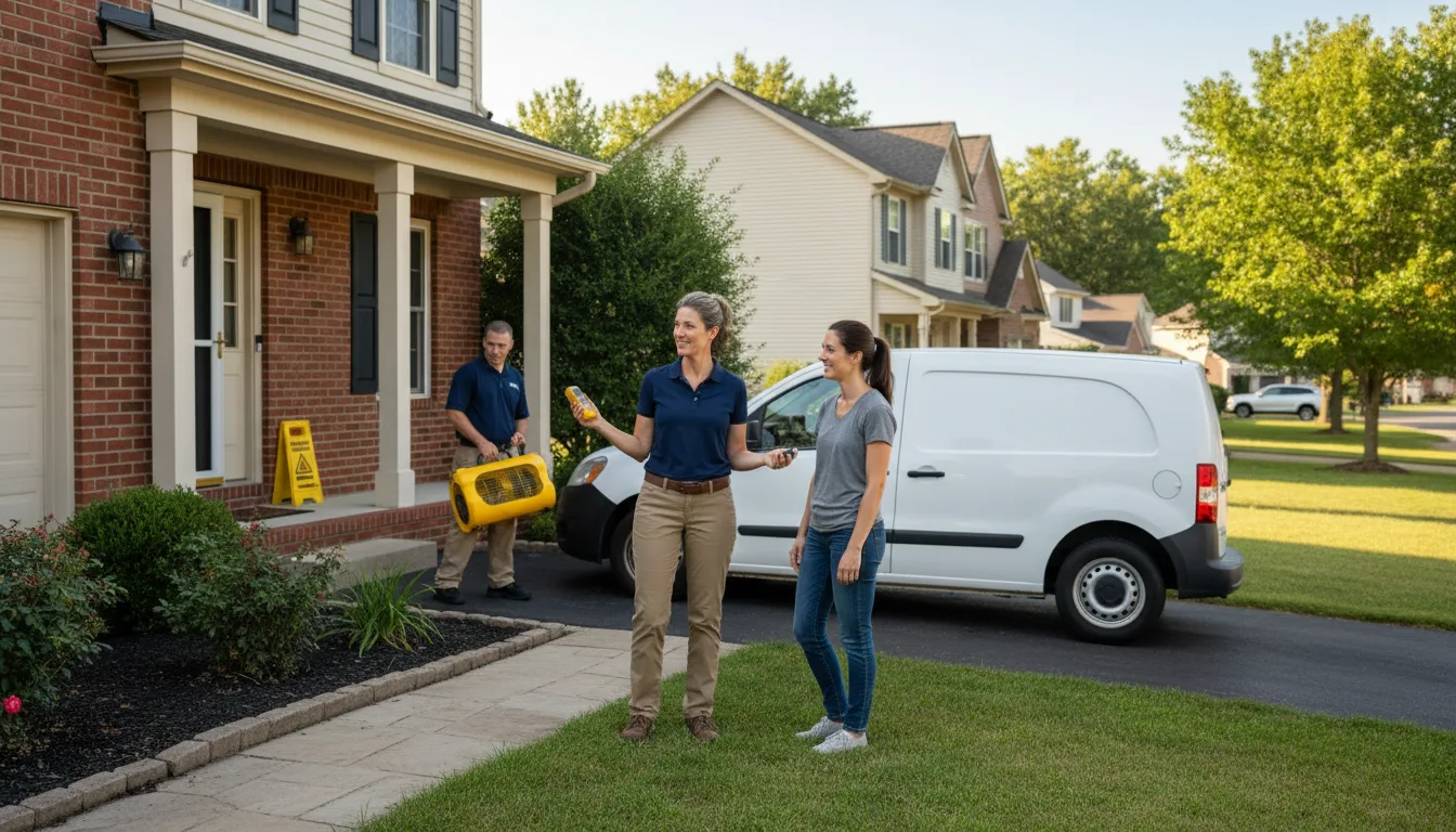Water restoration image for Dehumidification And Cleanup Services in Zearing, IA